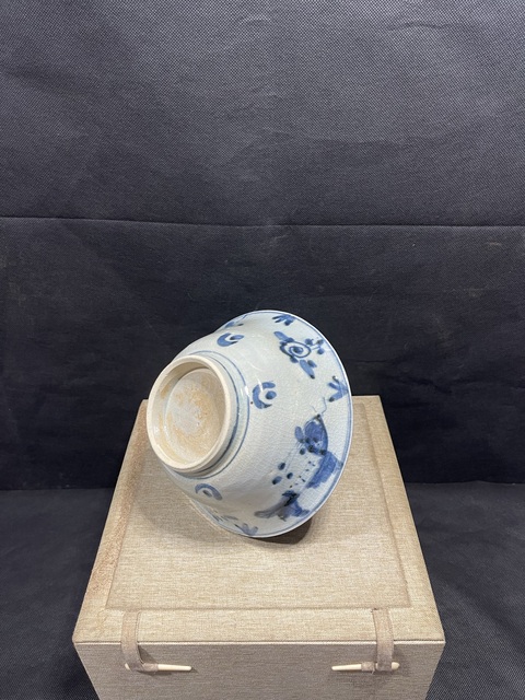 古玩陶瓷青花雙魚碗真品鑒賞圖