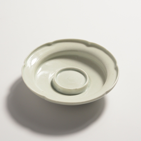 古玩陶瓷青白釉盞托真品鑒賞圖