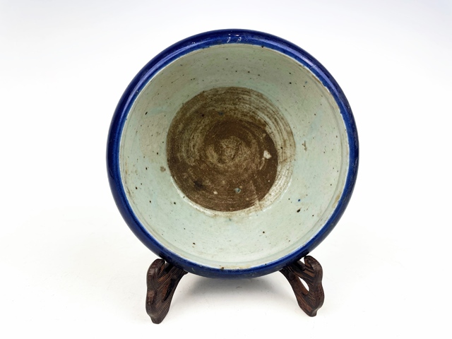 古玩陶瓷清中晚期·霽藍釉爐真品鑒賞圖