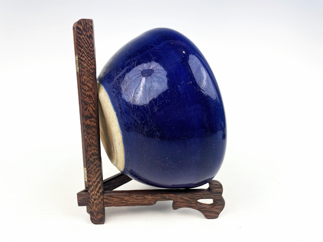 古玩陶瓷清中晚期·霽藍釉爐真品鑒賞圖