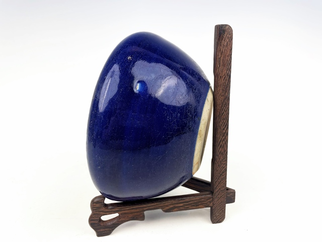 古玩陶瓷清中晚期·霽藍釉爐真品鑒賞圖