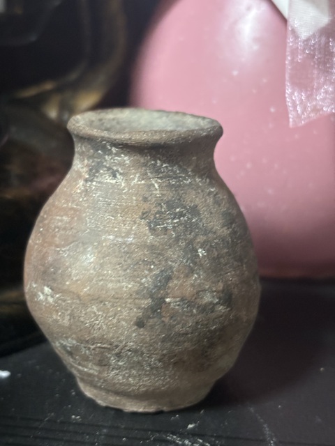 古玩陶瓷館藏級唐代紅陶玉壺春瓶拍賣，當前價格298元