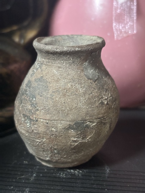 古玩陶瓷館藏級唐代紅陶玉壺春瓶拍賣，當前價格298元