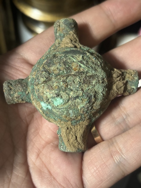 古玩銅器西周·風火輪紋節約真品鑒賞圖