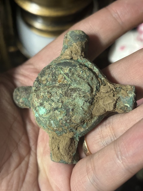 古玩銅器西周·風火輪紋節約真品鑒賞圖