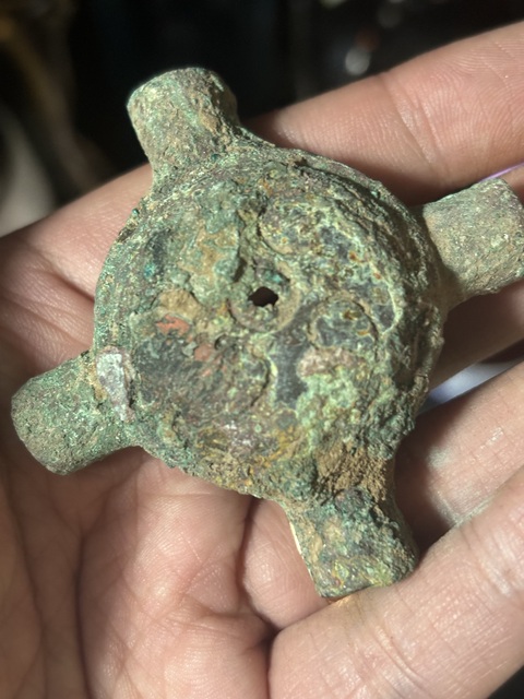 古玩銅器西周·風火輪節約真品鑒賞圖