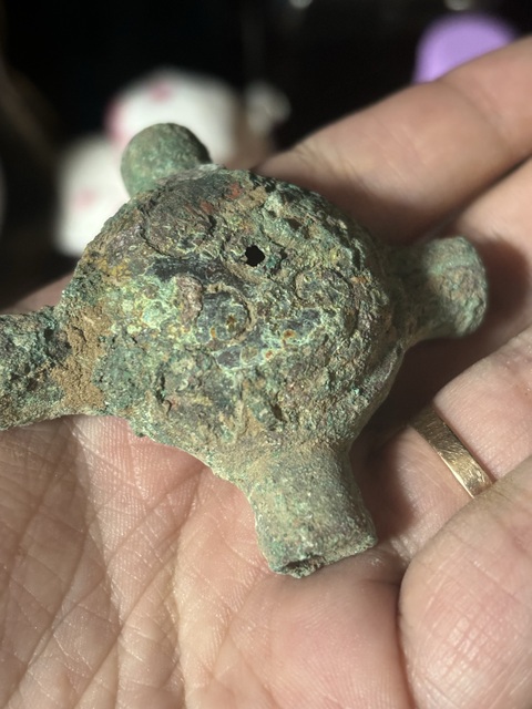 古玩銅器西周·風火輪節約真品鑒賞圖