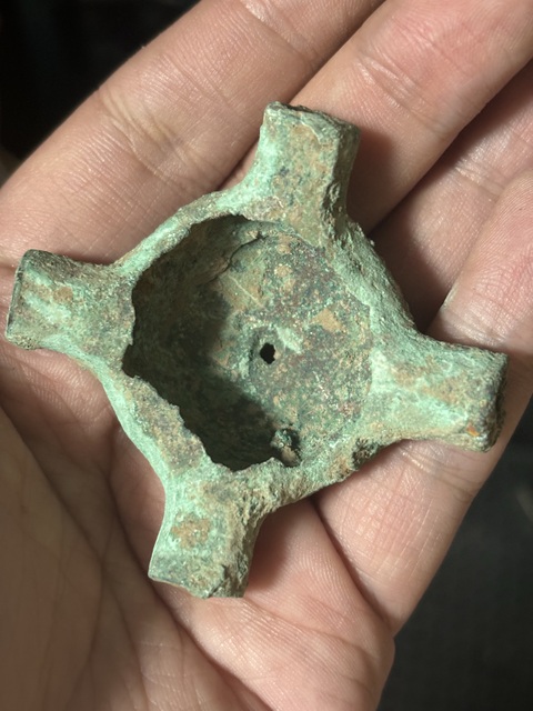 古玩銅器西周·風火輪節約真品鑒賞圖