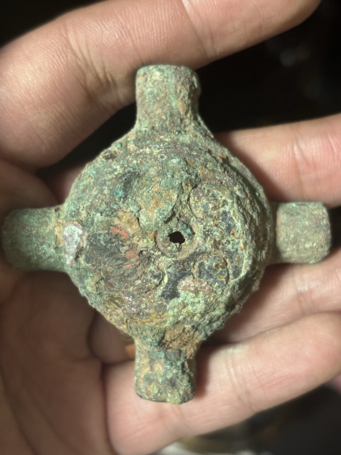 古玩銅器西周·風火輪節約真品鑒賞圖