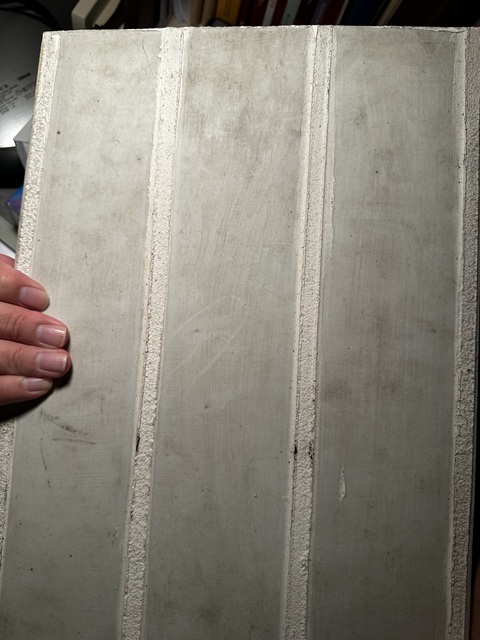 古玩陶瓷民國 粉彩山水紋瓷板真品鑒賞圖