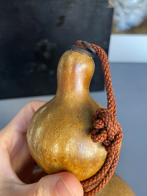 古玩陶瓷清代 瓷器葫蘆（日本瓷）真品鑒賞圖