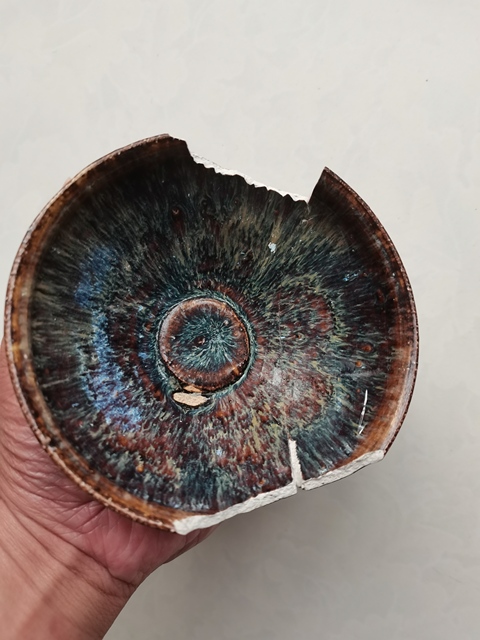 古玩陶瓷吉州窯窯變釉茶盞拍賣，當(dāng)前價(jià)格0元