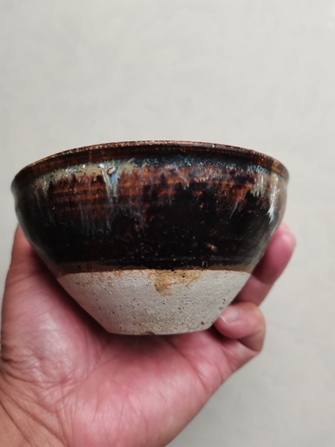 古玩陶瓷吉州窯窯變釉茶盞拍賣，當(dāng)前價(jià)格0元