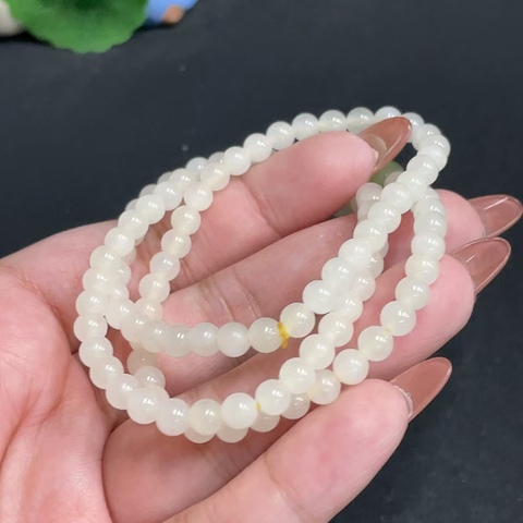古玩玉器當代·和田玉珠串 真品鑒賞圖