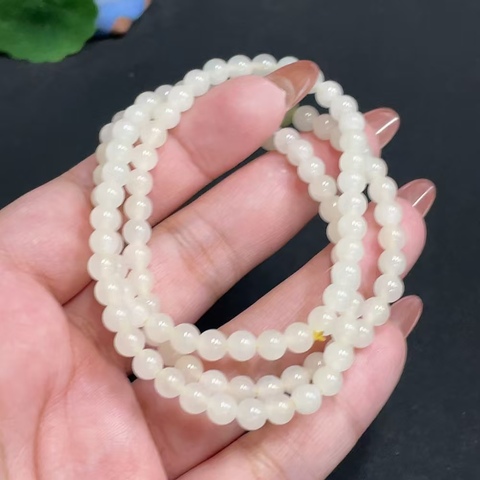 古玩玉器當代·和田玉珠串 真品鑒賞圖