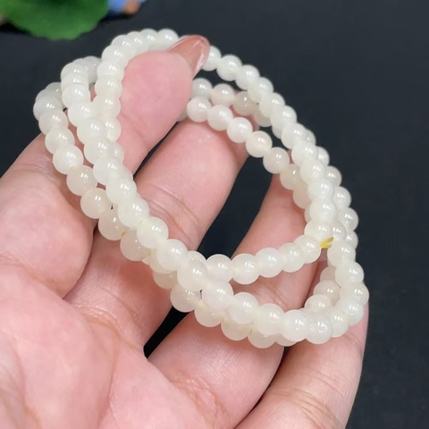 古玩玉器當代·和田玉珠串 真品鑒賞圖