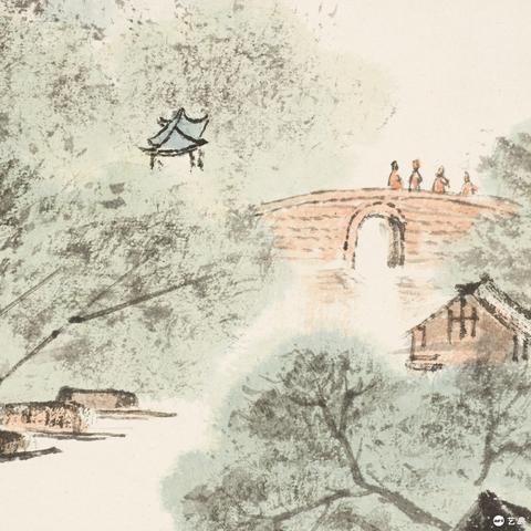 古玩字畫春游真品鑒賞圖