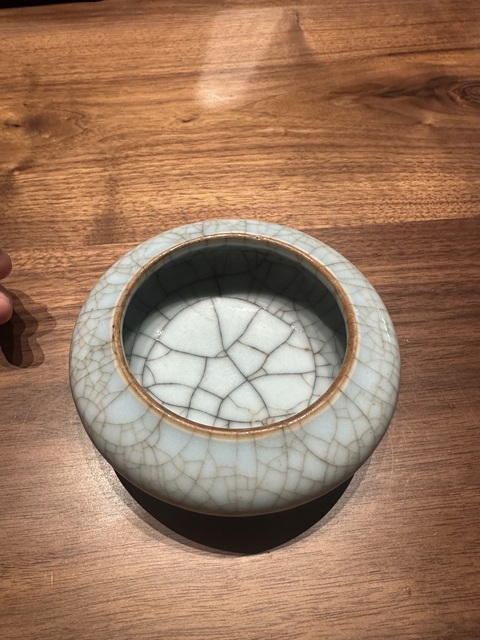 古玩陶瓷哥釉洗真品鑒賞圖