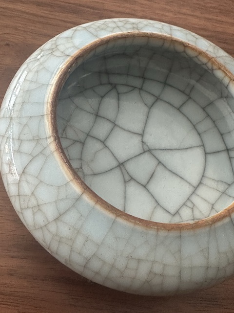 古玩陶瓷哥釉洗真品鑒賞圖