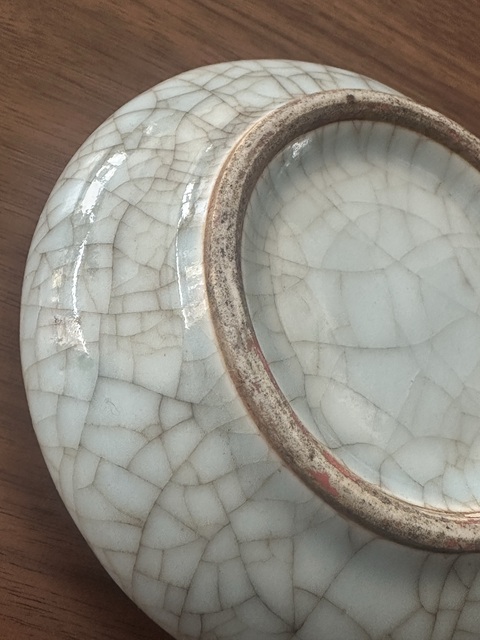 古玩陶瓷哥釉洗真品鑒賞圖