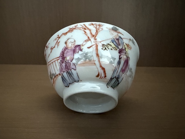 古玩陶瓷廣琺瑯人物紋杯拍賣，當前價格1900元