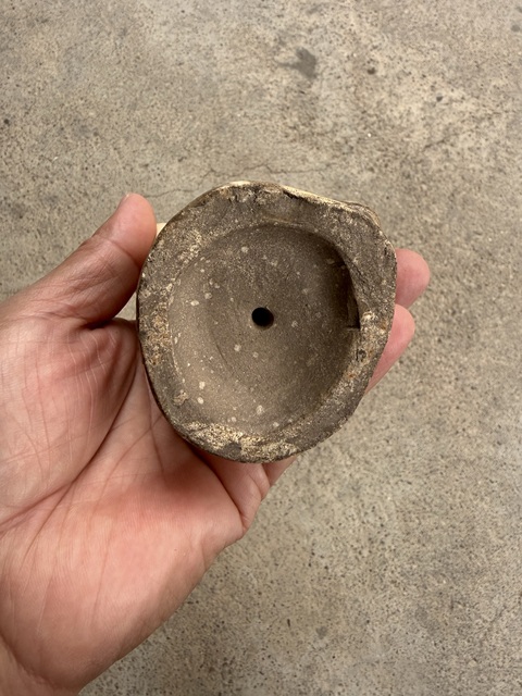 古玩陶瓷磁州窯童子燈臺真品鑒賞圖