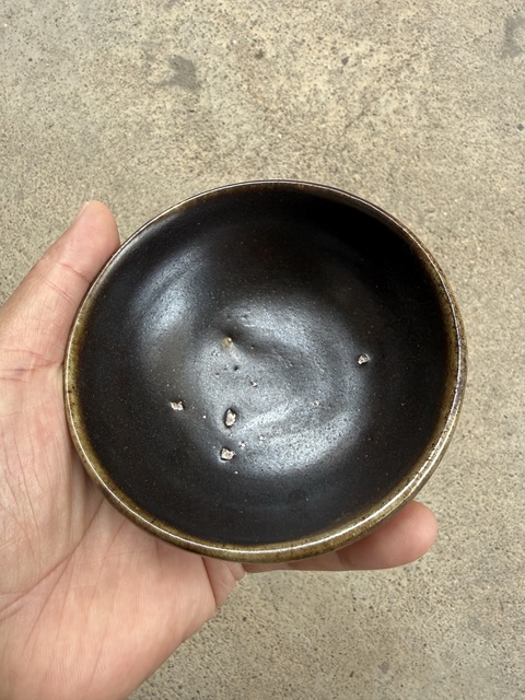 古玩陶瓷褐釉茶盞真品鑒賞圖