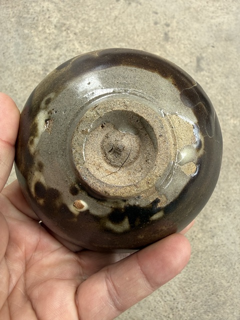 古玩陶瓷褐釉茶盞真品鑒賞圖