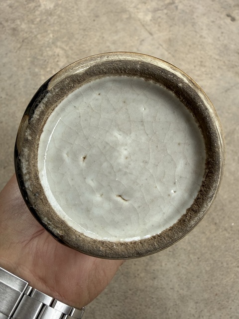 古玩陶瓷三陽開泰觀音瓶真品鑒賞圖