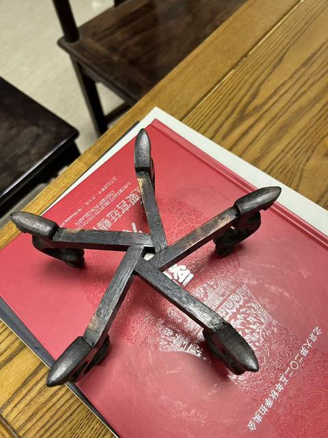 古玩陶瓷清晚期藍釉胭脂紅螭龍紋大水盂真品鑒賞圖