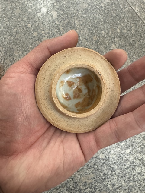 古玩陶瓷青花花卉紋蓋罐真品鑒賞圖