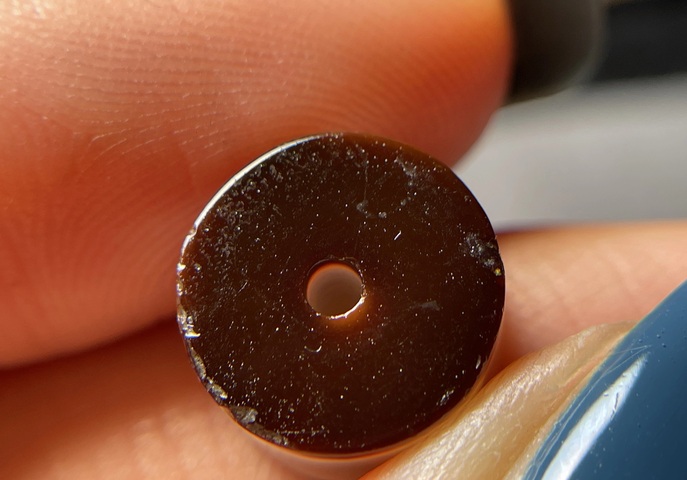 古玩玉器瑪瑙珠真品鑒賞圖