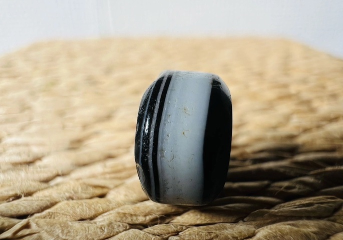 古玩玉器瑪瑙珠真品鑒賞圖