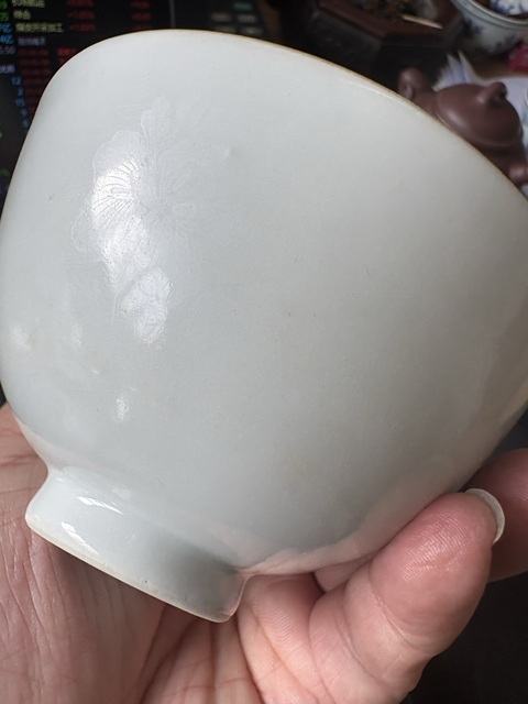 古玩陶瓷白釉杯真品鑒賞圖