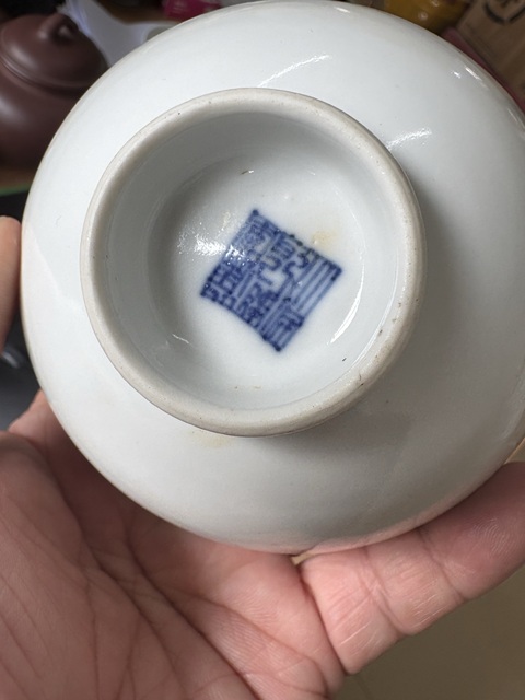 古玩陶瓷白釉杯真品鑒賞圖