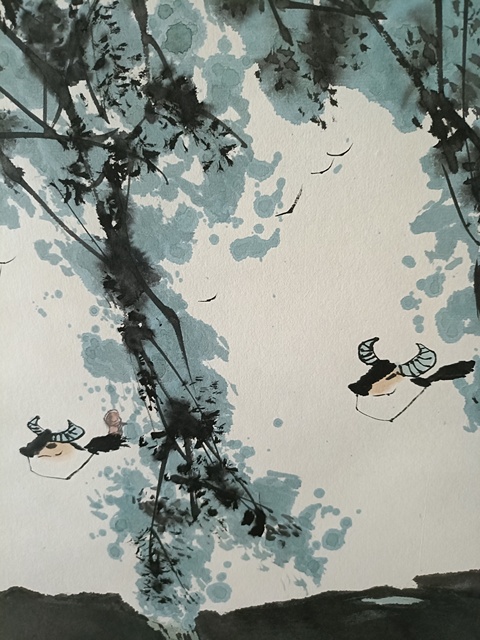 古玩字畫劉寶純山水立軸真品鑒賞圖