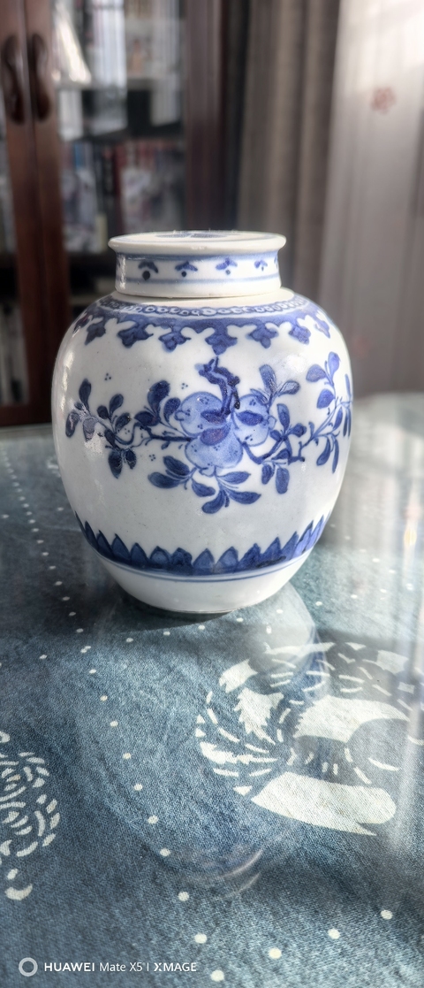 古玩陶瓷青花罐真品鑒賞圖