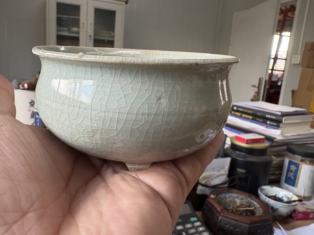 古玩陶瓷 影青香爐真品鑒賞圖