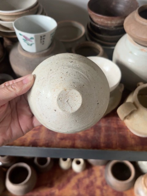 古玩陶瓷青白釉刻月影梅茶盞真品鑒賞圖