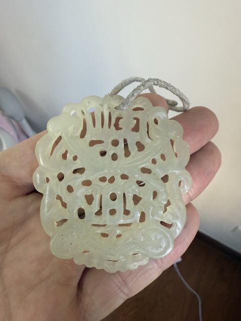 古玩玉器岫玉佩真品鑒賞圖