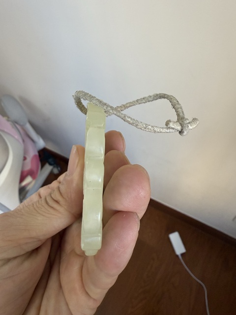 古玩玉器岫玉佩真品鑒賞圖