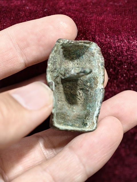 古玩銅器漢代青銅熊真品鑒賞圖