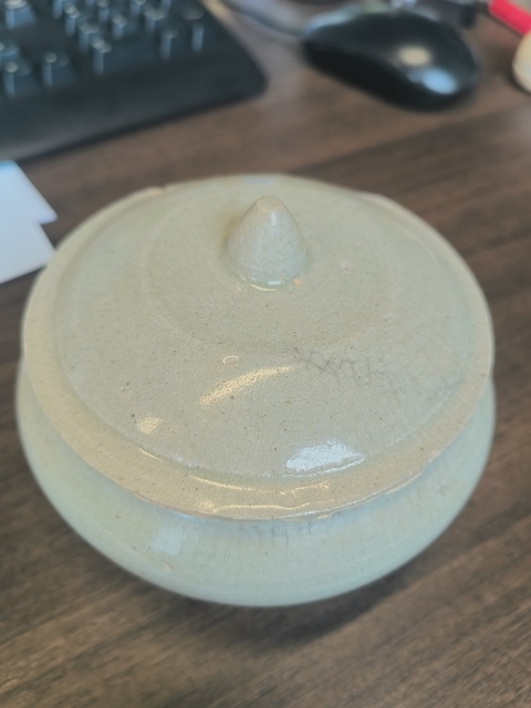 古玩陶瓷青白釉蓋罐真品鑒賞圖