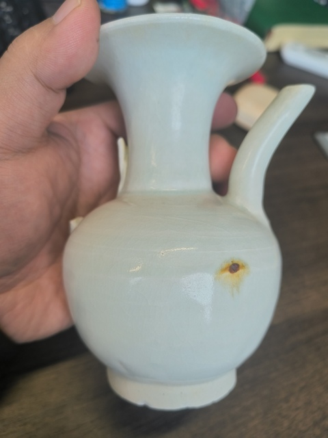 古玩陶瓷青白釉執(zhí)壺真品鑒賞圖