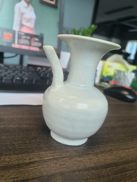 古玩陶瓷青白釉執(zhí)壺真品鑒賞圖