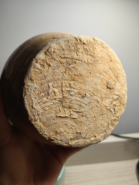 古玩陶瓷青釉雙系盤口瓶真品鑒賞圖