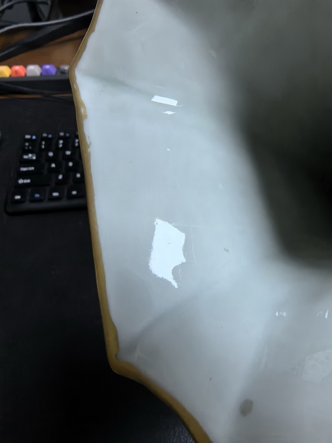 古玩陶瓷粉彩花卉紋八方瓶真品鑒賞圖