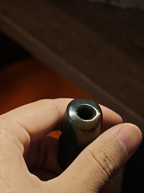 古玩玉器玉勒子真品鑒賞圖