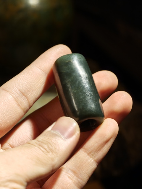 古玩玉器玉勒子真品鑒賞圖