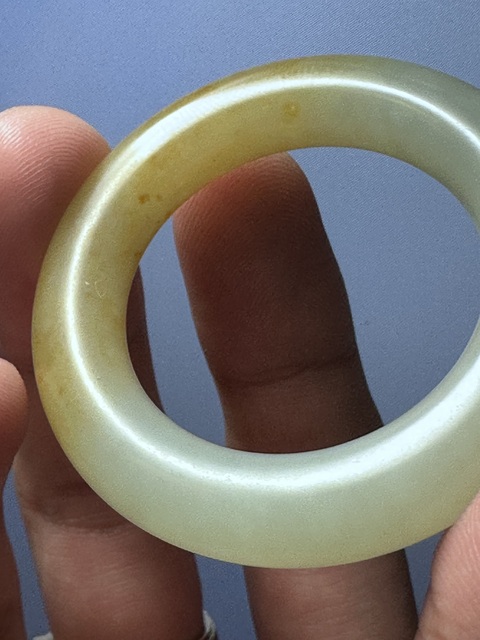 古玩玉器和田玉手鐲真品鑒賞圖